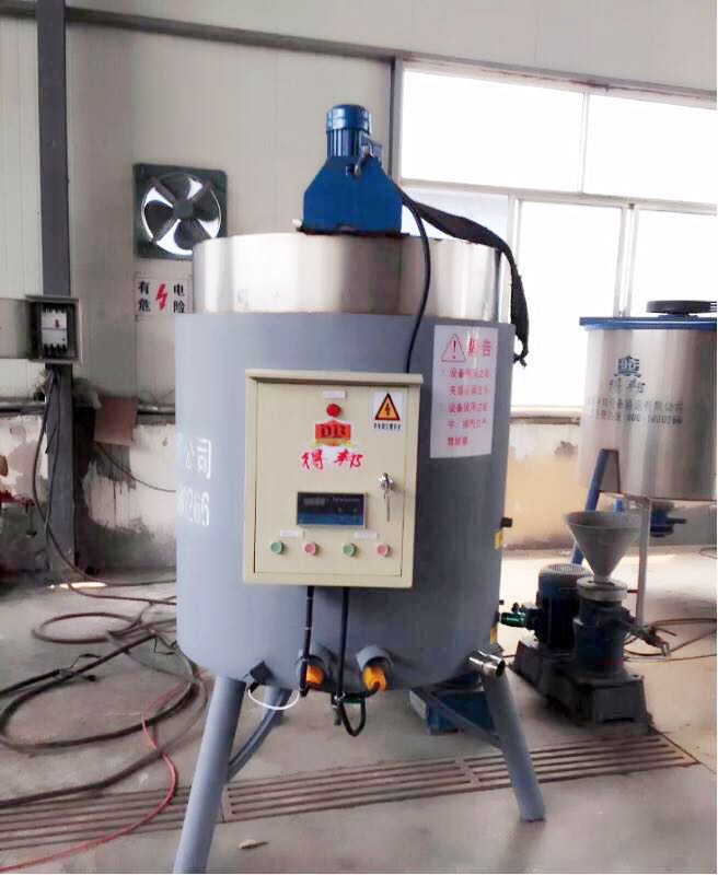 Vertical real stone paint equipment